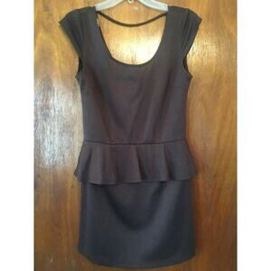 Delirious Dress Brown Medium M
